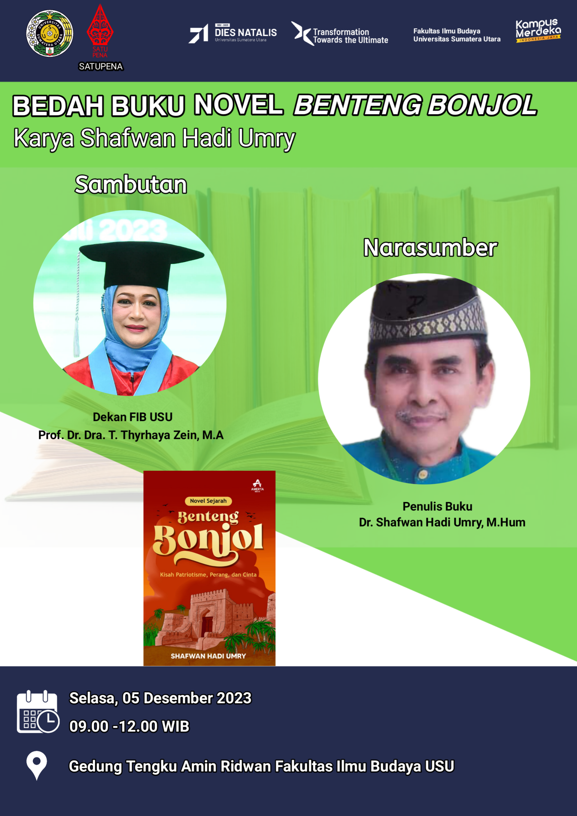 Book Review of a Novel "Benteng Bonjol" by Shafwan Hadi Umry